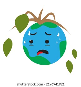 Calentamiento global del vector de extinción de la Tierra