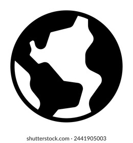 Earth ecology object icon illustration