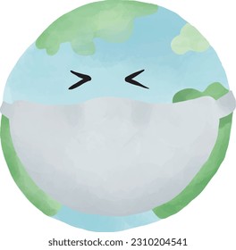 Elemento de la Tierra, planeta verde Tierra