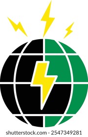 earth energy icon filled energy icon png.eps