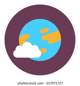 Earth flat icon