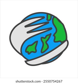 Earth Gabel Logo Design für Projektmarke