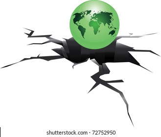 earth in the gap isolated