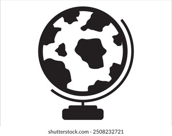 Earth, global, globe icon vector isolated white