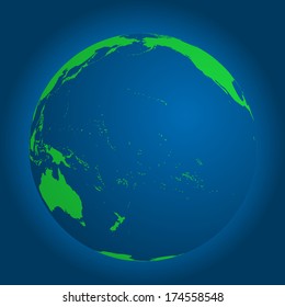 Earth globe