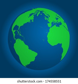 Earth globe