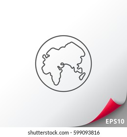 Earth globe