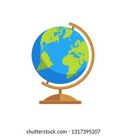 Earth globe ball icon