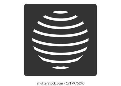  Icono del vector de diseño del globo terrestre