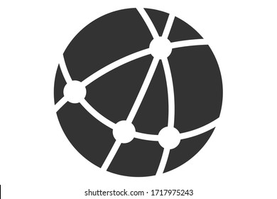  Icono del vector de diseño del globo terrestre
