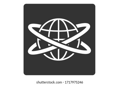  Earth globe design vector icon