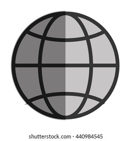 earth globe diagram