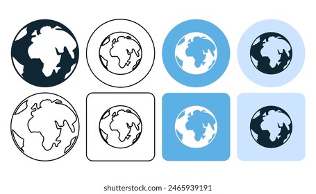 earth ,globe ,global, planet sign icon symbol ui and ux design, glyphs and stroke line icon	
