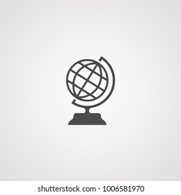 Earth globe icon