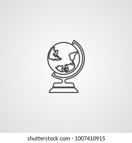 Earth globe icon
