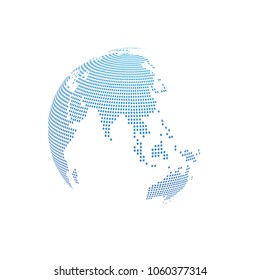 Earth globe icon