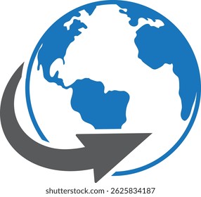 earth globe icon, earth globe icon