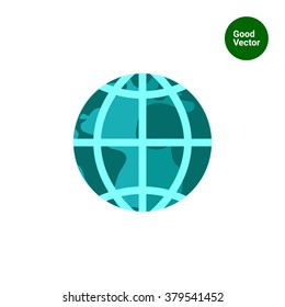 Earth Globe Icon
