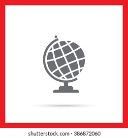 Earth globe icon