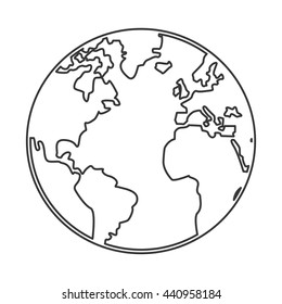 earth globe icon