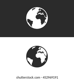earth globe icon