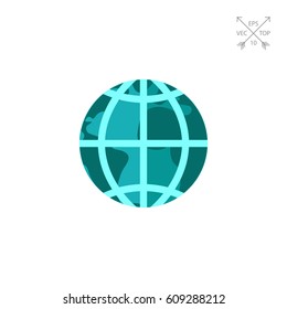Earth Globe Icon