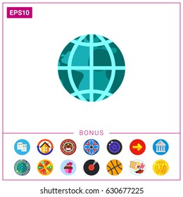 Earth Globe Icon