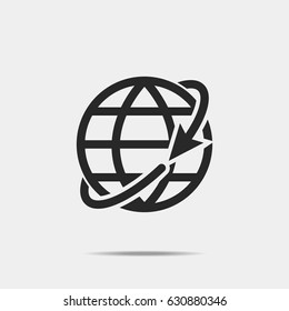 earth globe icon