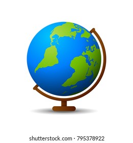 Earth globe icon