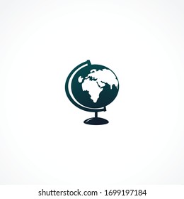 earth globe icon. isolated vector element