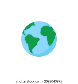 Earth globe icon vector illustration