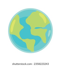 earth globe illustration vector isolated