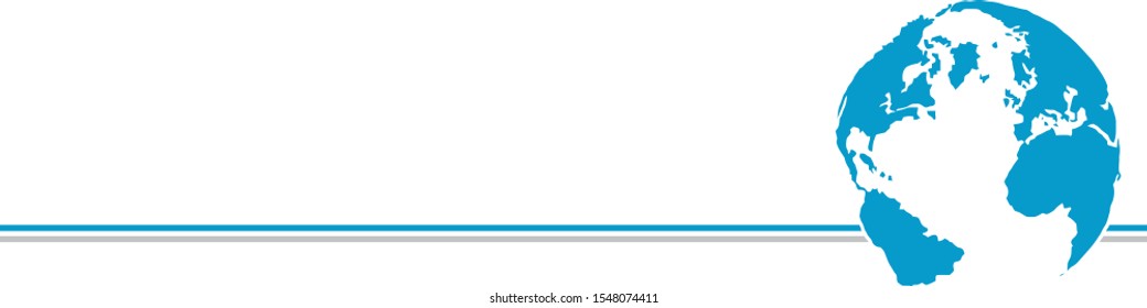 Earth globe and lines, earth background