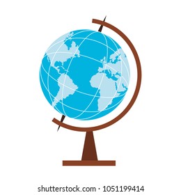 Earth globe map