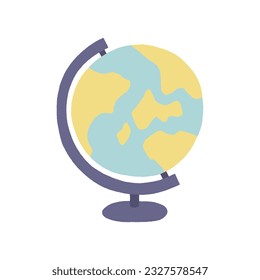 Earth globe Model in Classroom Cute