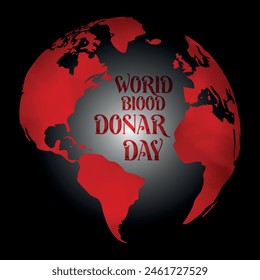 earth globe, multi style, earth day, blood donor day.