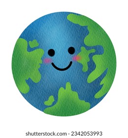 earth globe on white. vector eps 10