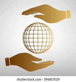 Earth Globe sign