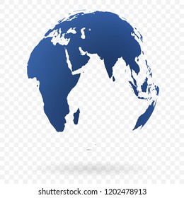 Earth globe symbol