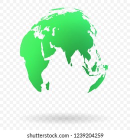 Earth globe symbol