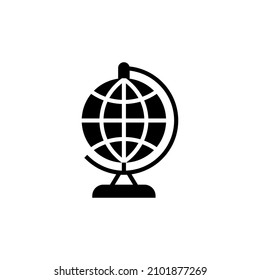 An earth globe for table decoration, vector illustration