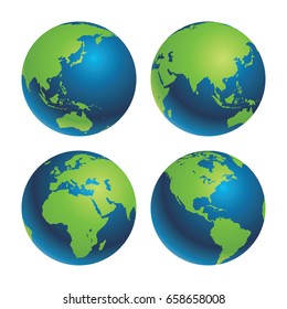 Earth globe vector