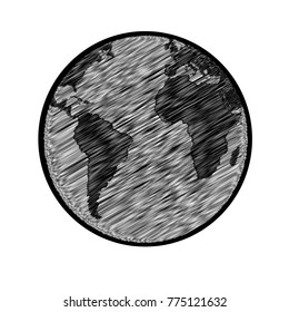 earth or globe vector