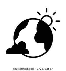  Icono de Vector de globo terráqueo que puede modificarse o editarse fácilmente

