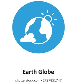  Icono de Vector de globo terráqueo que puede modificarse o editarse fácilmente

