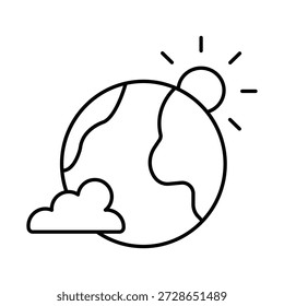  Icono de Vector de globo terráqueo que puede modificarse o editarse fácilmente

