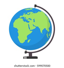 Earth globe. Vector illustration