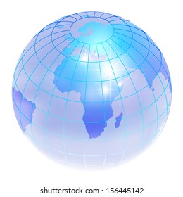 Earth globe world