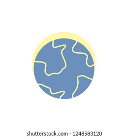 earth, globe, world, geography, discovery Glyph Icon.