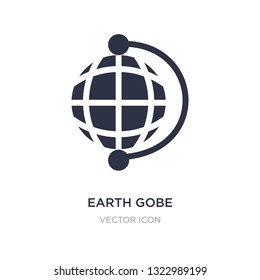 earth gobe icon on white background. Simple element illustration from Maps and Flags concept. earth gobe sign icon symbol design.